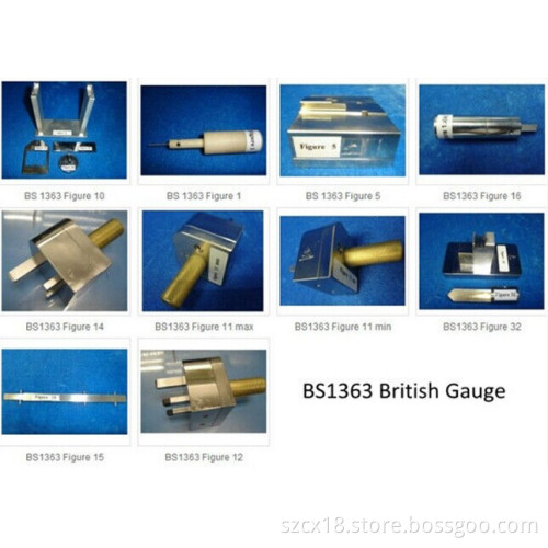 BS1363 British Standards Plug And Socket test Gauges